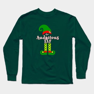 The Audacious Elf Family Matching Christmas 2020 Gift  Long Sleeve T-Shirt